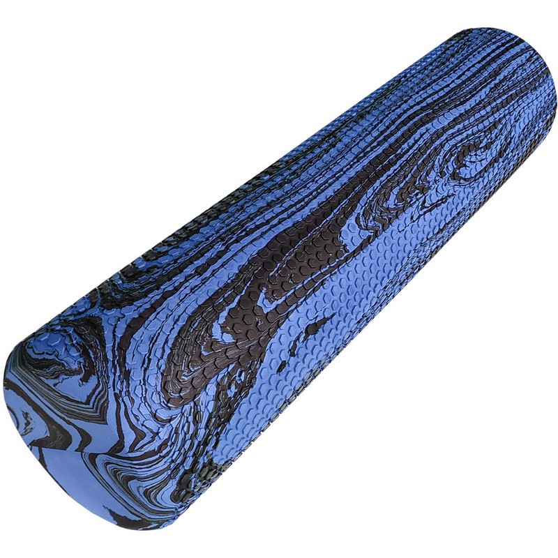 Ролик для йоги и пилатеса Sportex 60x15cm (ЭВА) A25581 RY60-1 синий гранит 800_800