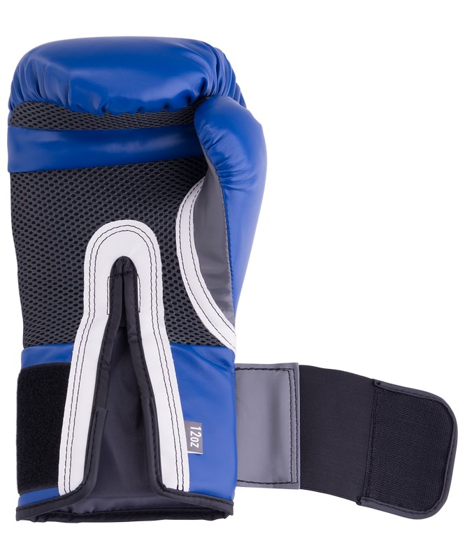 Перчатки боксерские Everlast Pro Style Elite 2216E, 16oz, к/з, синий 665_800