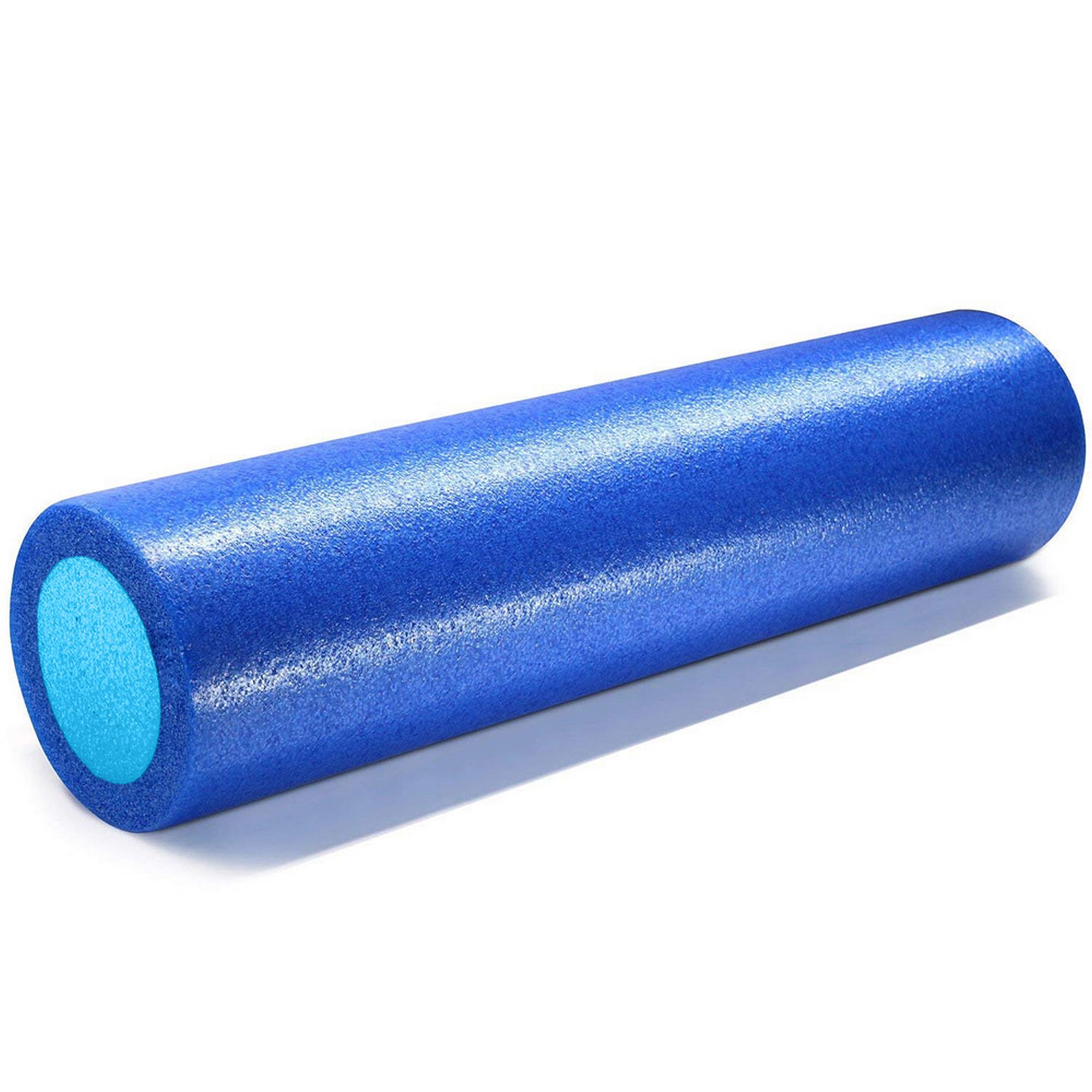 Ролик для йоги полнотелый 2-х цветный, 60х15см Sportex PEF60-A синий\голубой 2000_2000