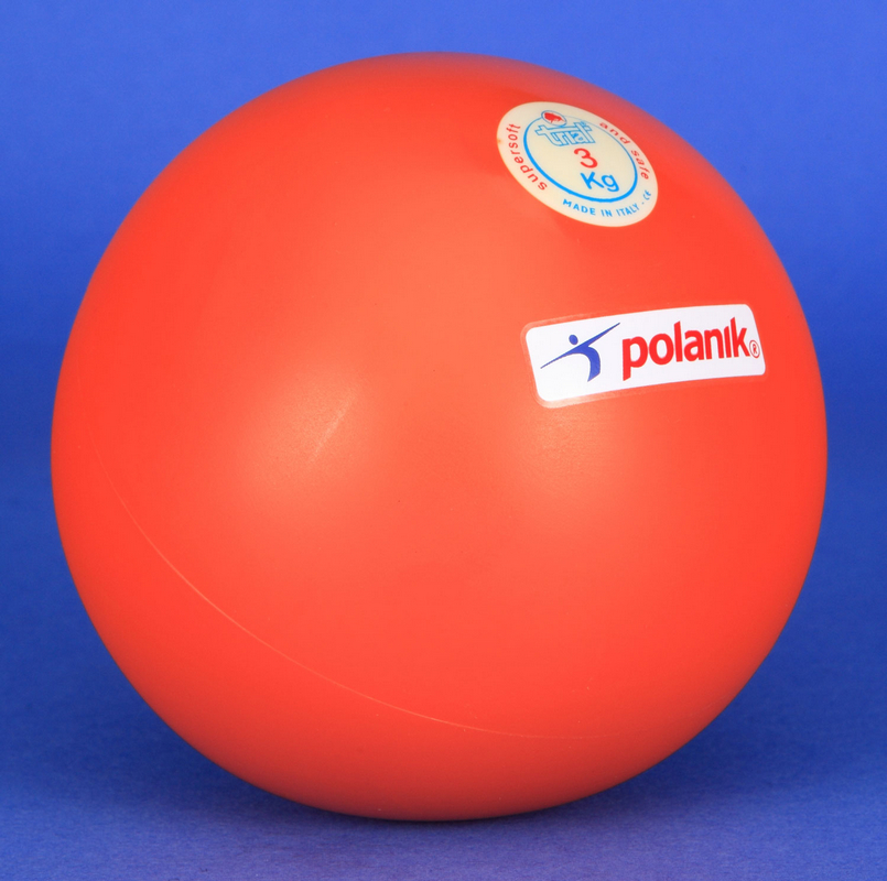 Ядро TRIAL, супер-мягкая резина, для тренировок на улице и в помещениях, 2,72 кг Polanik VDL27 805_800
