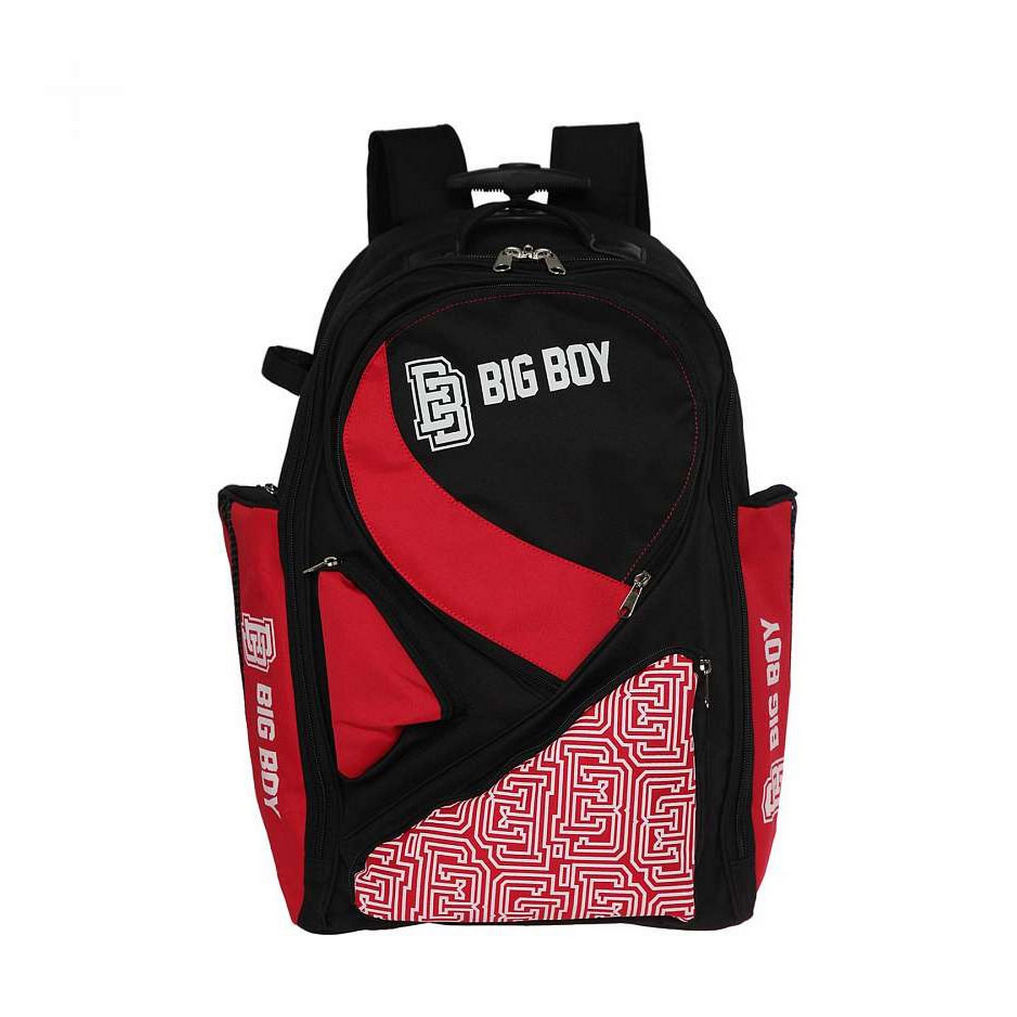 Рюкзак на колесах Elite Line Junior, полиэстер Big Boy BB-BACKPACK-EL-RD черно-красно-белый 2000_2000