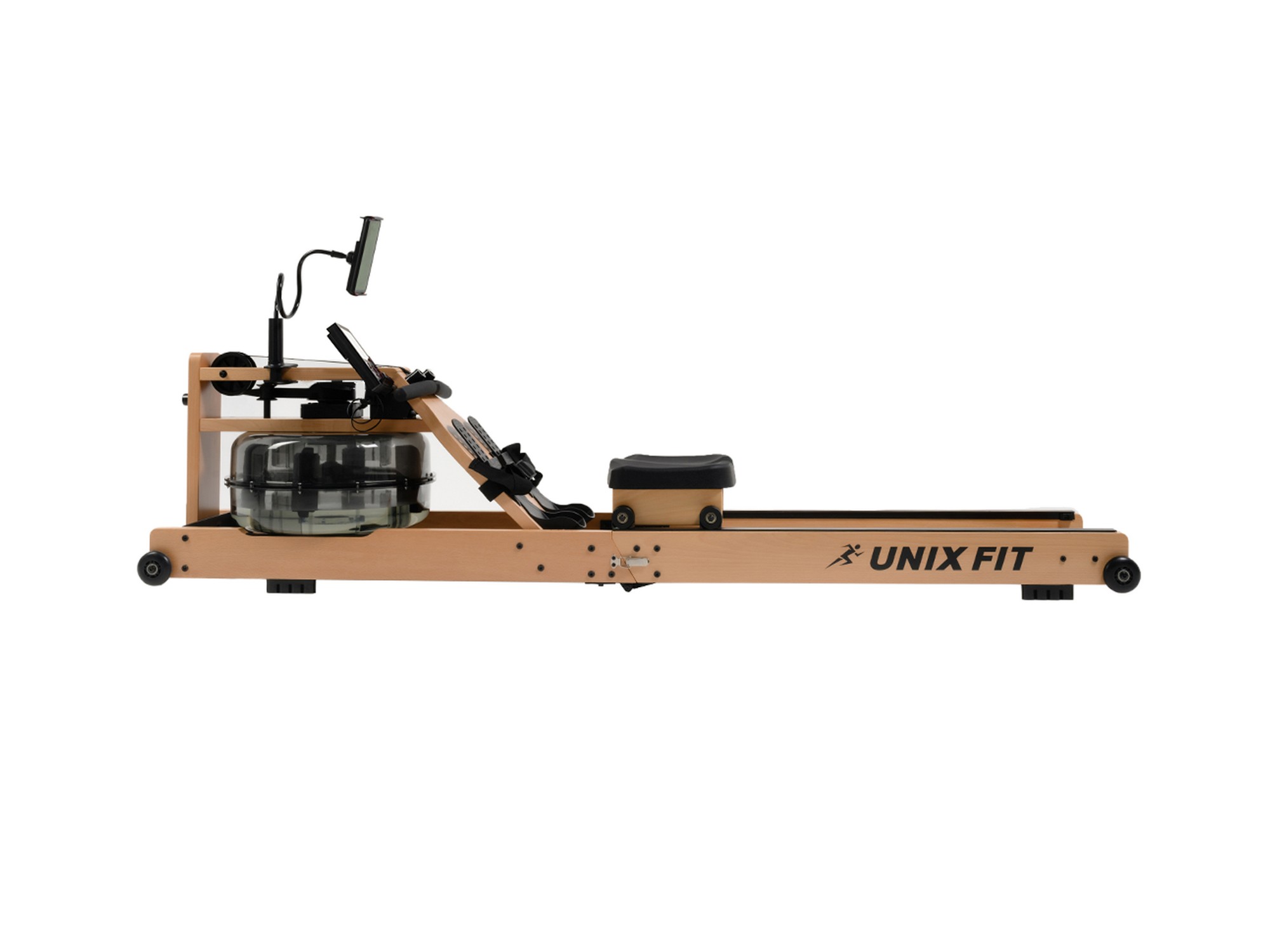 Гребной тренажер UnixFit Wood Rower Light RM9000PLW 2000_1500