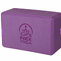 Блок для йоги Inex EVA Yoga Block YGBK-PR 23x15x10 см, фиолетовый 120_120