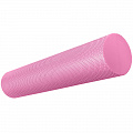 Ролик для йоги полумягкий Профи 60x15см Sportex ЭВА E39105-4 розовый 120_120
