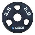 Олимпийский диск в уретане Precor FM\UPP-2.5KG\BK-LZ-00 2,5 кг, черный с лазерной гравировкой 120_120