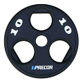 Олимпийский диск в уретане Precor FM\UPP-10KG\BK-LZ-00 10 кг, черный, лазерная гравировка 120_120