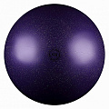 Мяч для художественной гимнастики d19см Alpha Caprice Нужный спорт FIG, металлик с блестками AB2801В фиолетовый 120_120