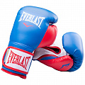 Перчатки боксерские Everlast Powerlock P00000728, 16oz, синий/красный 120_120