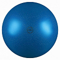 Мяч для художественной гимнастики d19см Alpha Caprice Нужный спорт FIG, металлик с блестками AB2801В синий 120_120