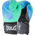 Перчатки тренировочные 16oz Everlast Spark P00002805 синий\зеленый 120_120