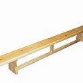 Скамья гимнастическая 3,0 м. с деревянными ногами Дин 120_120