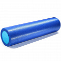 Ролик для йоги полнотелый 2-х цветный, 60х15см Sportex PEF60-A синий\голубой 120_120